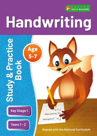 Cover image for 9781839251245 - KS1 Handwriting Study & Practice Book for Ages 5-7 (Years 1 - 2) Perfect for learning at home or use in the classroom