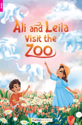 Cover image for 9781839251528 - Ali and Leila Visit the Zoo - Foxton Reader Starter Level (300 Headwords A1) with free online AUDIO