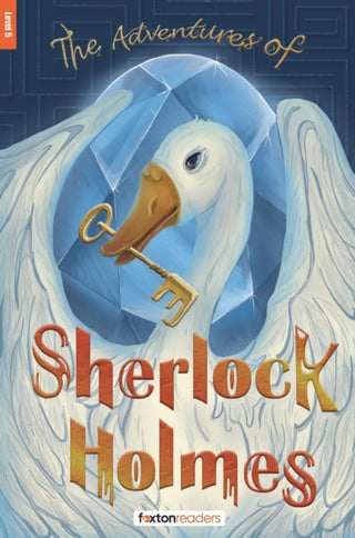 Cover image for 9781839251658 - The Adventures of Sherlock Holmes - Foxton Readers Level 5 (1700 Headwords CEFR B2) with free online AUDIO