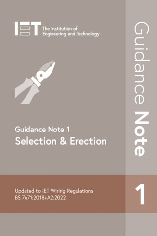 Cover image for 9781839532306 - Guidance Note 1: Selection & Erection