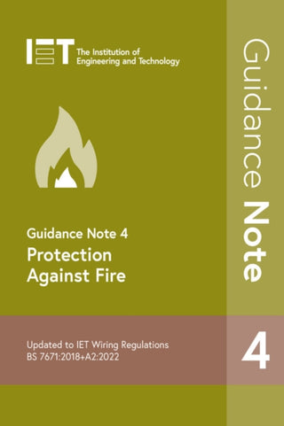 Cover image for 9781839532399 - Guidance Note 4: Protection Against Fire