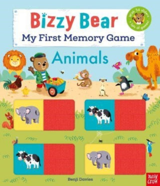 Cover image for 9781839944864 - Bizzy Bear: My First Memory Game Book: Animals