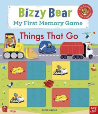 Cover image for 9781839944987 - Bizzy Bear: My First Memory Game Book: Things That Go
