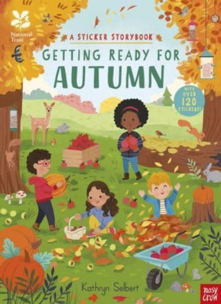 Cover image for 9781839945632 - National Trust: Getting Ready for Autumn, A Sticker Storybook