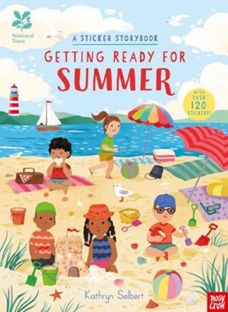 Cover image for 9781839945649 - National Trust: Getting Ready for Summer, A Sticker Storybook