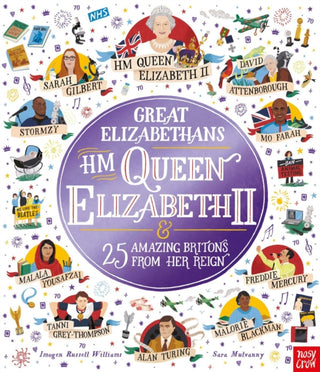 Cover image for 9781839946394 - Great Elizabethans: HM Queen Elizabeth II and 25 Amazing Britons from Her Reign