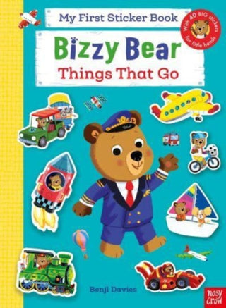 Cover image for 9781839948060 - Bizzy Bear: My First Sticker Book Things That Go