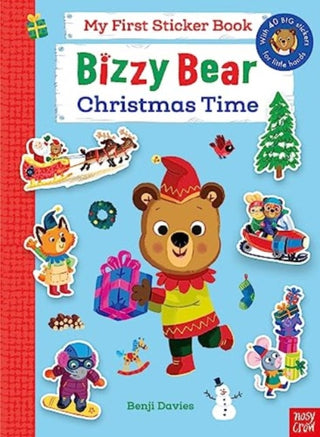 Cover image for 9781839948084 - Bizzy Bear: My First Sticker Book: Christmas Time