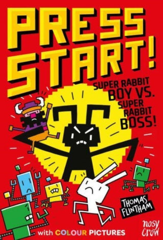 Cover image for 9781839949302 - Press Start! Super Rabbit Boy vs Super Rabbit Boss!