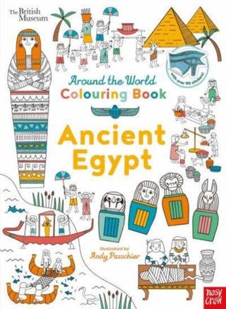 Cover image for 9781839949999 - British Museum: Around the World Colouring: Ancient Egypt