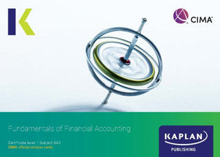 Cover image for 9781839967665 - BA3 FUNDAMENTALS OF FINANCIAL ACCOUNTING - REVISION CARDS
