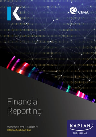 Cover image for 9781839967740 - F1 FINANCIAL REPORTING - STUDY TEXT