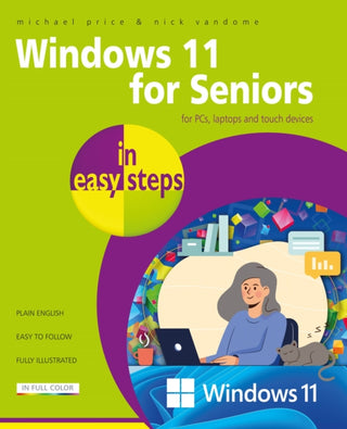 Cover image for 9781840789331 - Windows 11 for Seniors in easy steps