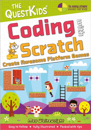 Cover image for 9781840789546 - Coding with Scratch - Create Awesome Platform Games