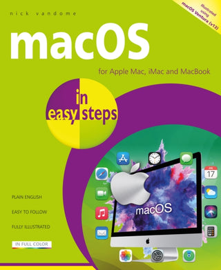 Cover image for 9781840789836 - macOS in easy steps