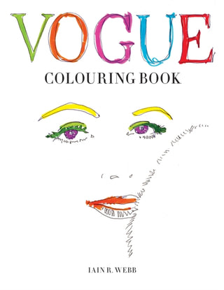 Supplemental image for 9781840917215 - Vogue Colouring Book