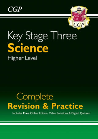 Cover image for 9781841463858 - KS3 Science Complete Revision & Practice – Higher (includes Online Edition, Videos & Quizzes)