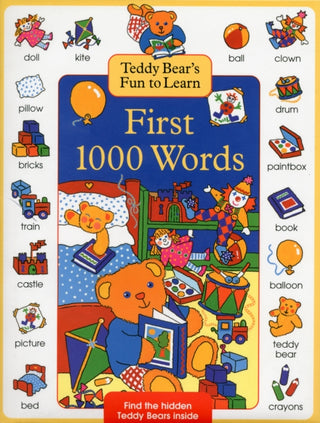 Cover image for 9781843229551 - Teddy Bear's Fun to Learn First 1000 Words