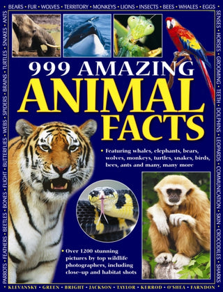 Cover image for 9781843229896 - 999 Amazing Animal Facts