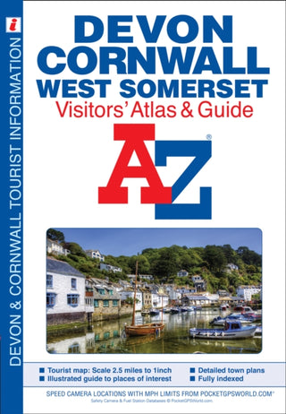 Cover image for 9781843486459 - Devon, Cornwall and West Somerset Visitors' Atlas