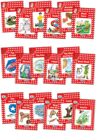 Cover image for 9781844140756 - Jolly Phonics Readers, Complete Set Level 1