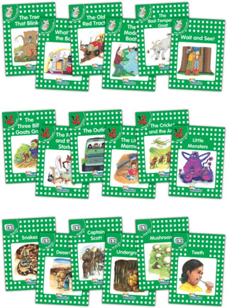 Cover image for 9781844140909 - Jolly Phonics Readers, Complete Set Level 3
