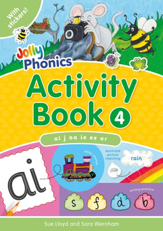 Cover image for 9781844141562 - Jolly Phonics Activity Book 4