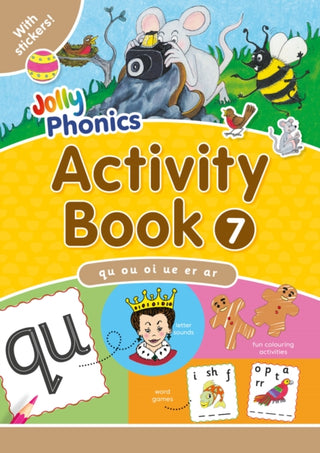 Cover image for 9781844141593 - Jolly Phonics Activity Book 7
