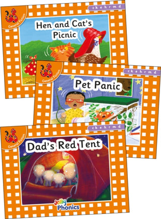 Cover image for 9781844145751 - Jolly Phonics Orange Level Readers Set 2