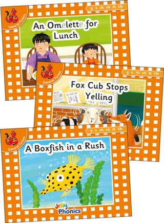 Supplemental image for 9781844145799 - Jolly Phonics Orange Level Readers Set 6