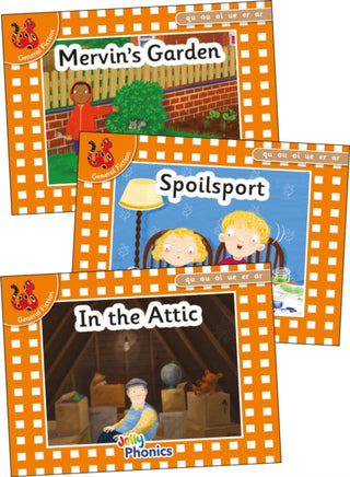 Cover image for 9781844145805 - Jolly Phonics Orange Level Readers Set 7