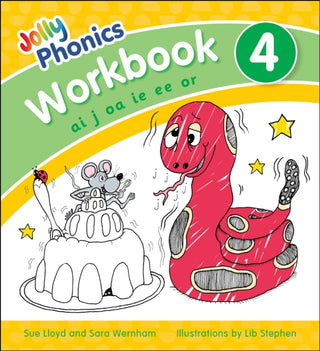Cover image for 9781844146543 - Jolly Phonics Workbook 4