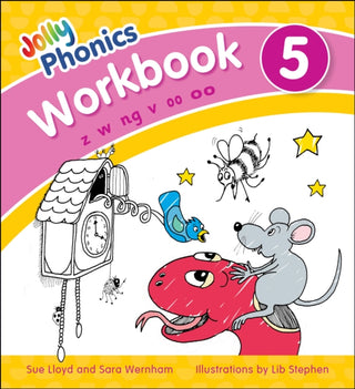 Cover image for 9781844146550 - Jolly Phonics Workbook 5