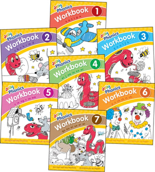 Supplemental image for 9781844146581 - Jolly Phonics Workbooks 1-7