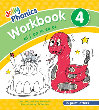 Cover image for 9781844146789 - Jolly Phonics Workbook 4