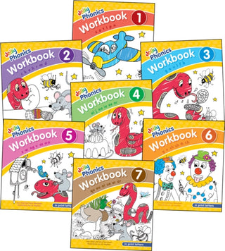 Supplemental image for 9781844146826 - Jolly Phonics Workbooks 1–7