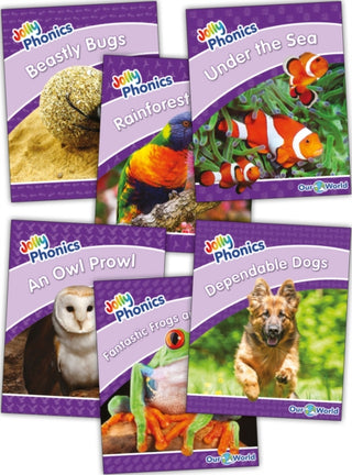 Cover image for 9781844147113 - Jolly Phonics Readers Level 5, Our World