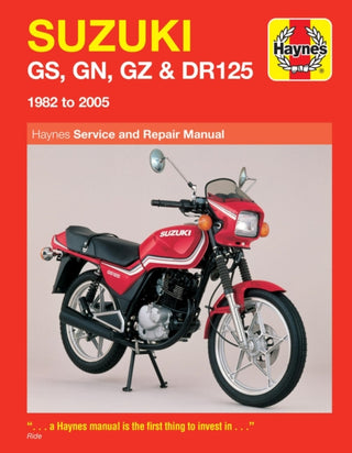 Supplemental image for 9781844252787 - Suzuki GS, GN, GZ & DR125 Singles (82 - 05) Haynes Repair Manual