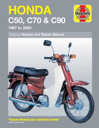 Cover image for 9781844253753 - Honda C50, C70 & C90 (67 - 03) Haynes Repair Manual