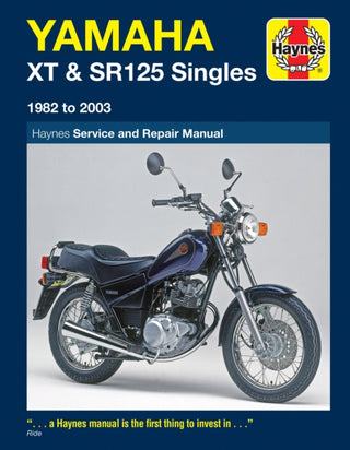 Cover image for 9781844257669 - Yamaha XT & SR125 (82 - 03) Haynes Repair Manual