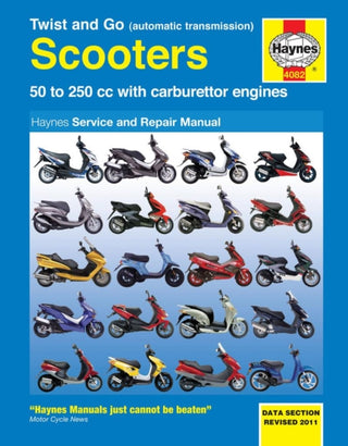 Cover image for 9781844259205 - Twist And Go (Automatic Transmission) Scooters Service And Repair Manual