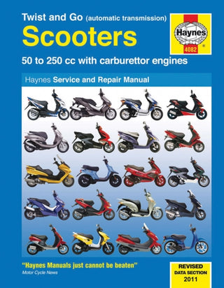 Cover image for 9781844259205 - Twist And Go (Automatic Transmission) Scooters Service And Repair Manual