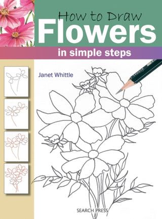 Cover image for 9781844483266 - How to Draw Flowers in Simple Steps
