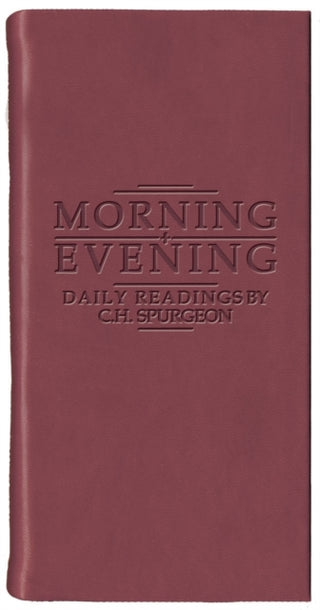 Cover image for 9781845500146 - Morning And Evening - Matt Burgundy