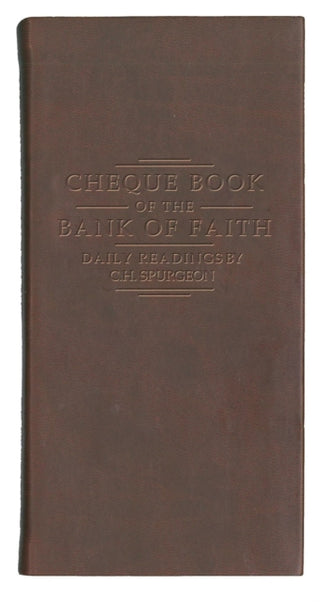 Cover image for 9781845507480 - Chequebook of the Bank of Faith - Burgundy