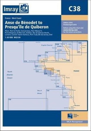 Cover image for 9781846237171 - C38 Anse de Benodet to Presqu'ile de Quiberon