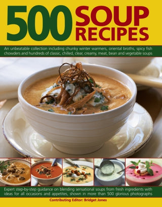 Cover image for 9781846817267 - 500 Soup Recipes