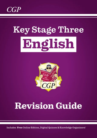 Cover image for 9781847622570 - KS3 English Revision Guide (with Online Edition, Quizzes and Knowledge Organisers)