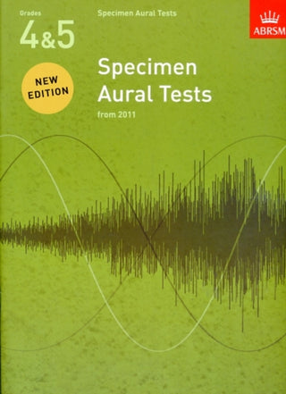 Cover image for 9781848492523 - Specimen Aural Tests, Grades 4 & 5