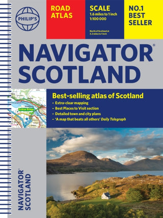 Cover image for 9781849075459 - Philip's Navigator Scotland